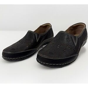 L'Artiste by Spring Step Libora Loafers Women EU 39 US 8.5 Black Leather Slipon